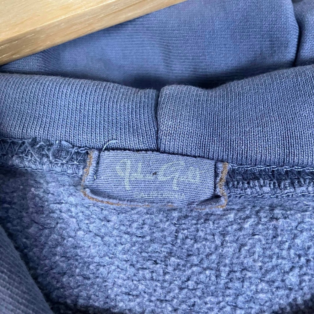 Brandy Melville Hoodie Women One Size Blue Hawaii USA Oversized Sweatshirt - Picture 3 of 12